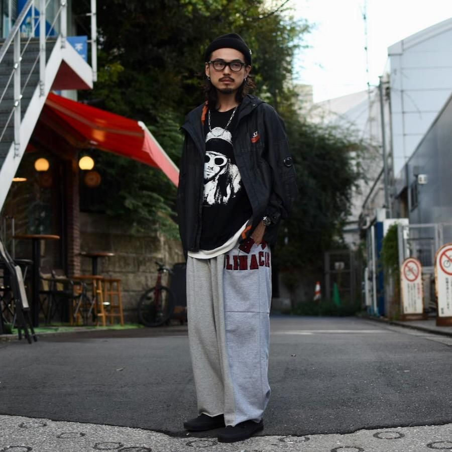 ナナナナサーカ(77circa) MAKE CUTBACK WIDE SWEAT PANTS / リメイク 