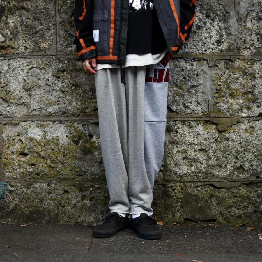 ナナナナサーカ(77circa) MAKE CUTBACK WIDE SWEAT PANTS / リメイク 