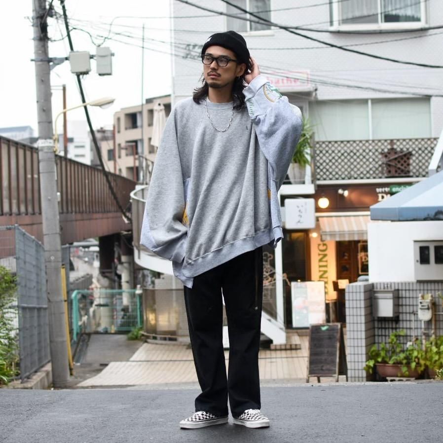 ナナナナサーカ(77circa) MAKE WIDE CUTBACK SWEAT TOP / リメイク 