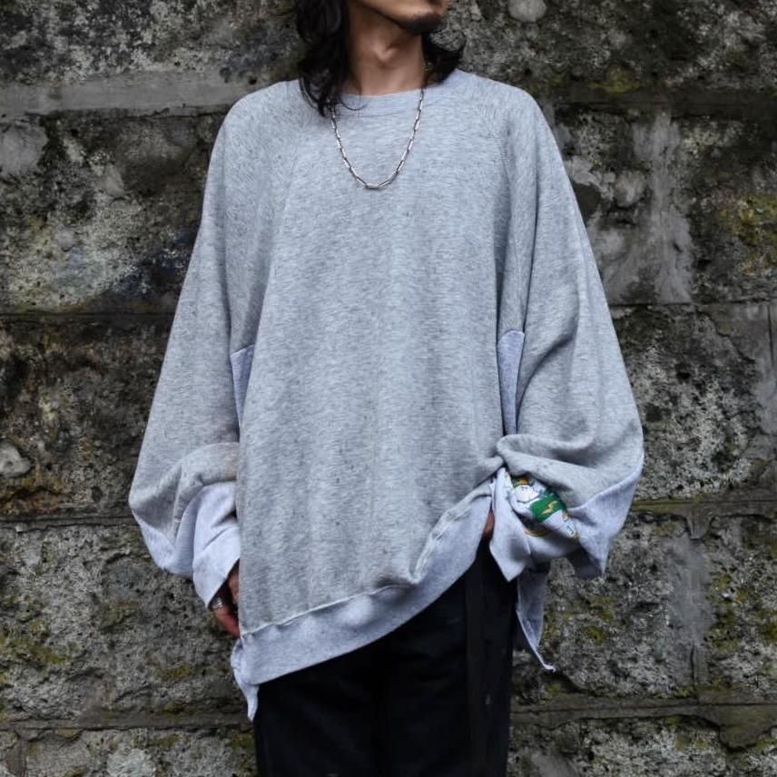 (77circa) MAKE WIDE CUTBACK SWEAT TOP