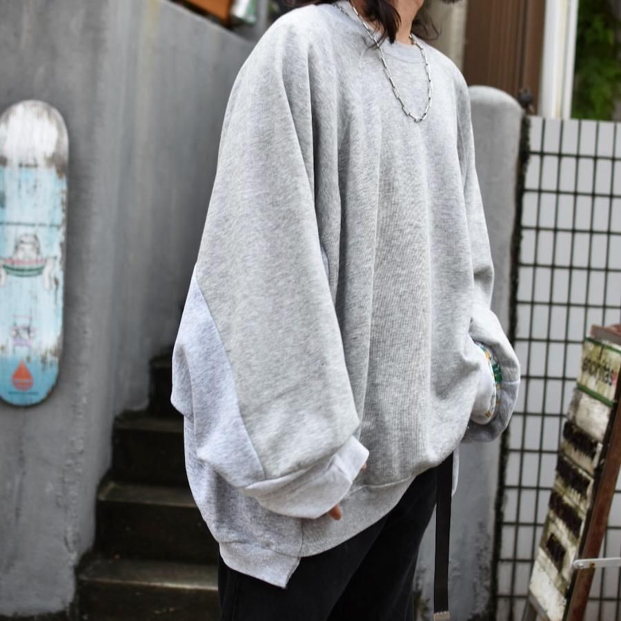 (77circa) MAKE WIDE CUTBACK SWEAT TOP