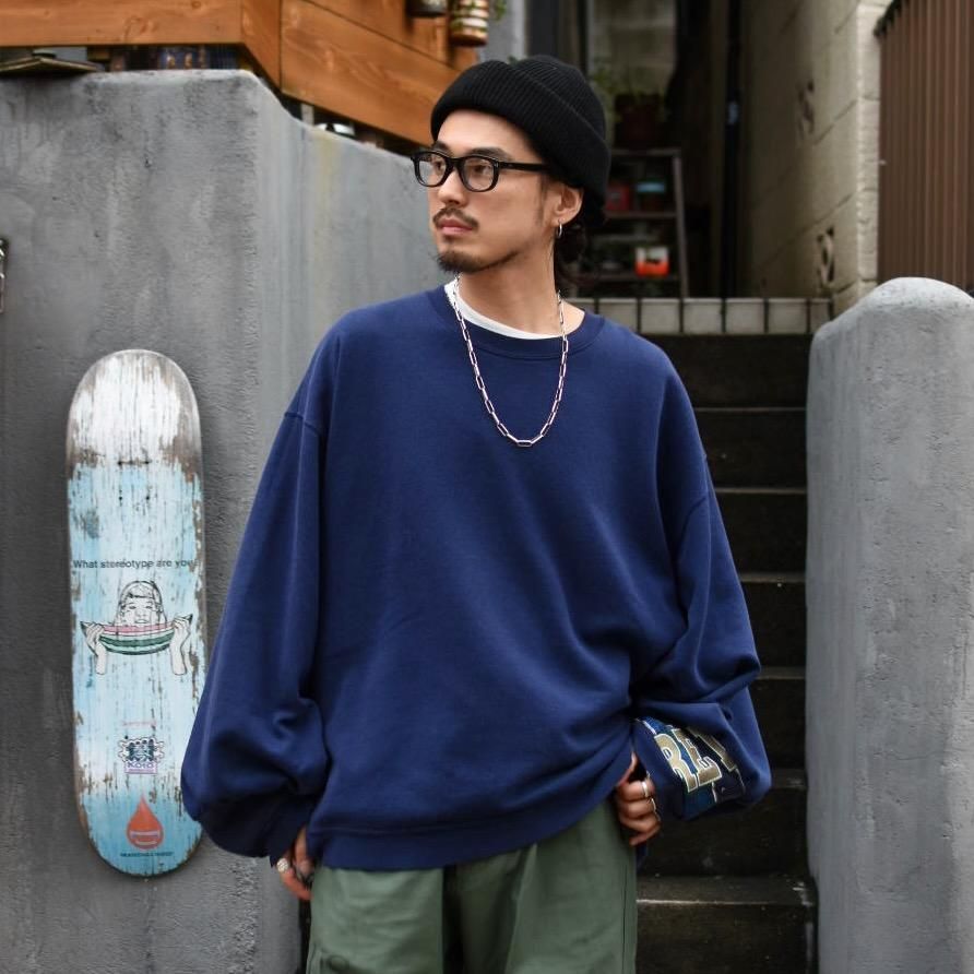 ナナナナサーカ(77circa) MAKE WIDE CUTBACK SWEAT TOP / リメイク