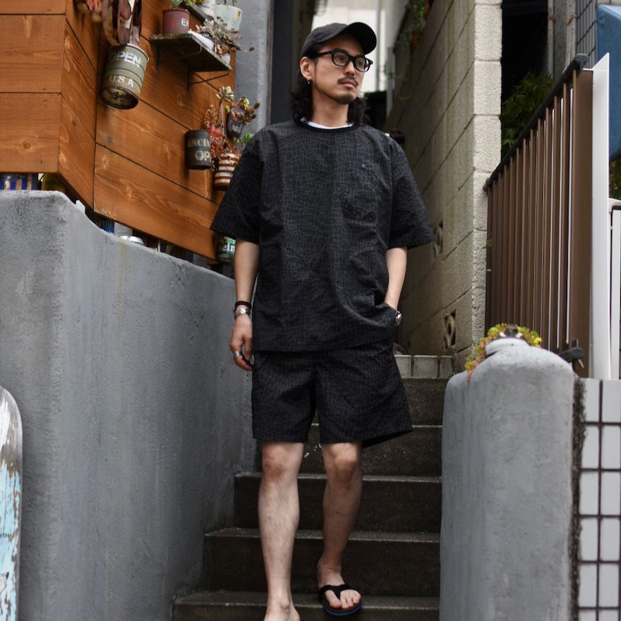 (CAL O LINE)(BURLAP OUTFITTER) SPIDERWEB S/S POCKET TEE