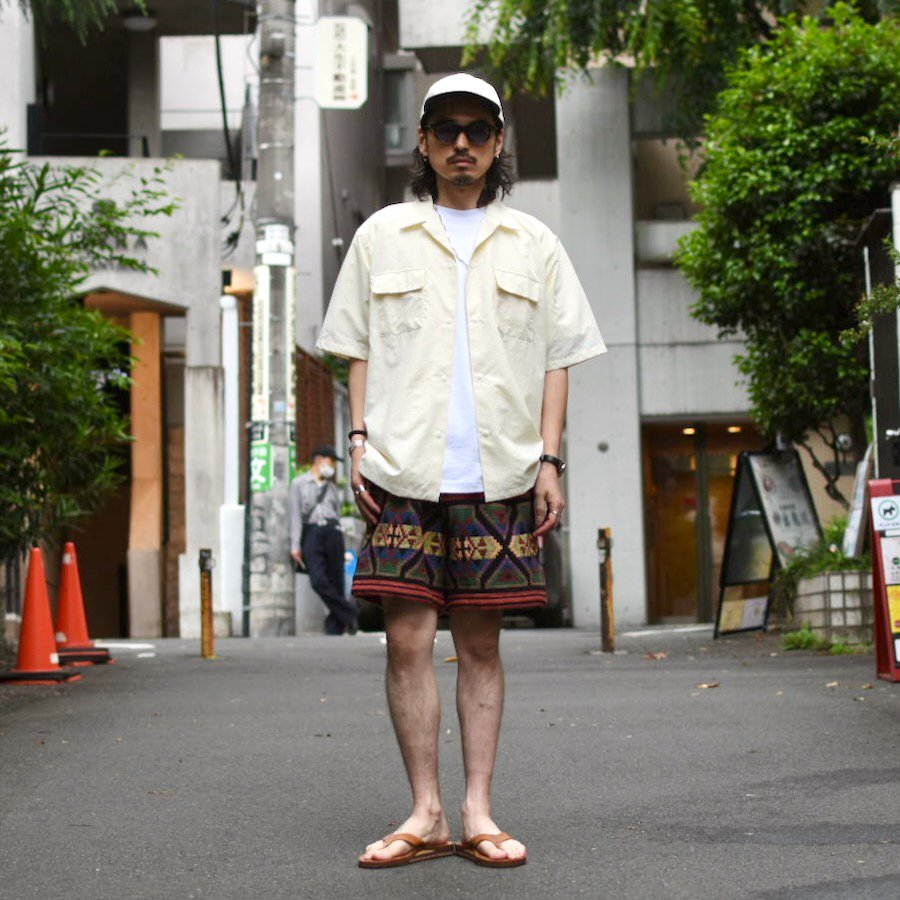 ( BURLAP OUTFITTER ) S/S CAMP SHIRT