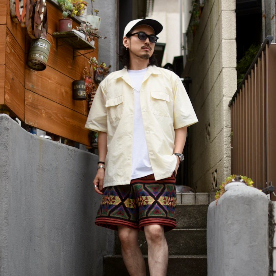 ( BURLAP OUTFITTER ) S/S CAMP SHIRT