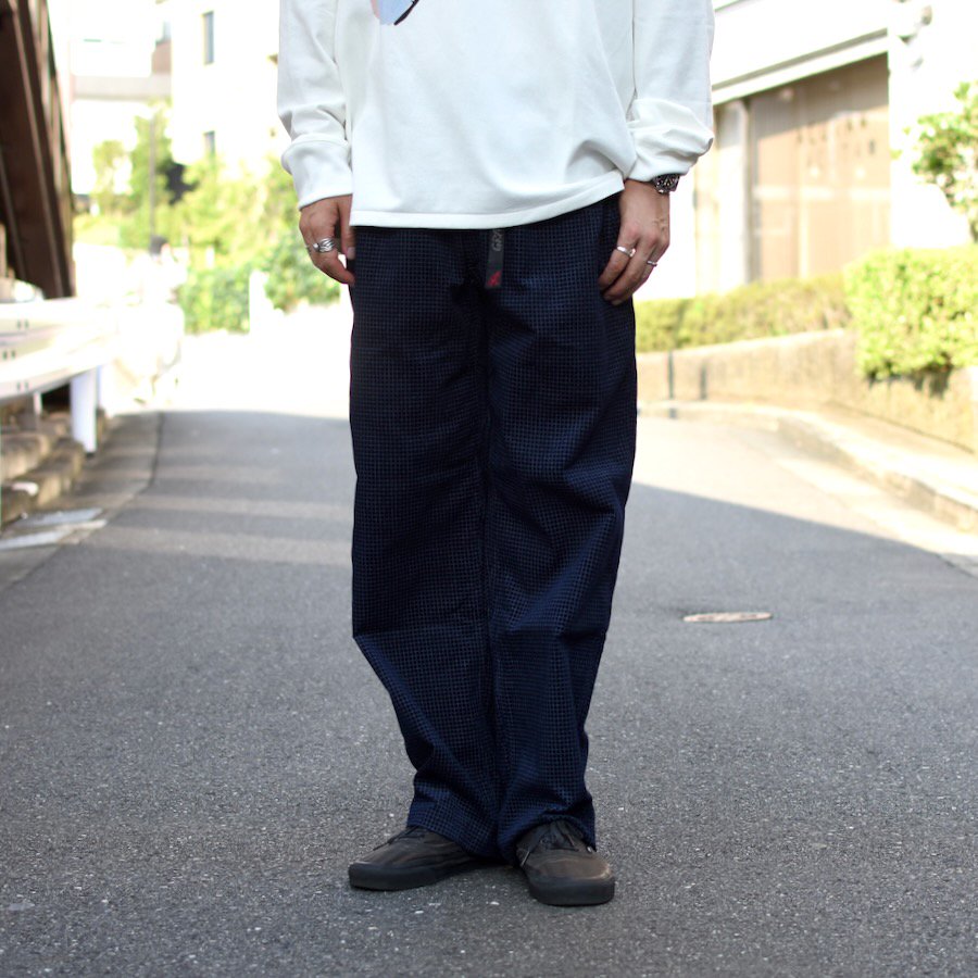 ( GRAMiCCi ) O.G. GRID CHECK JAM PANT