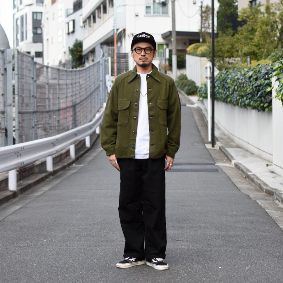 ( dead stock military )  BW  COTTON WORK PANTS