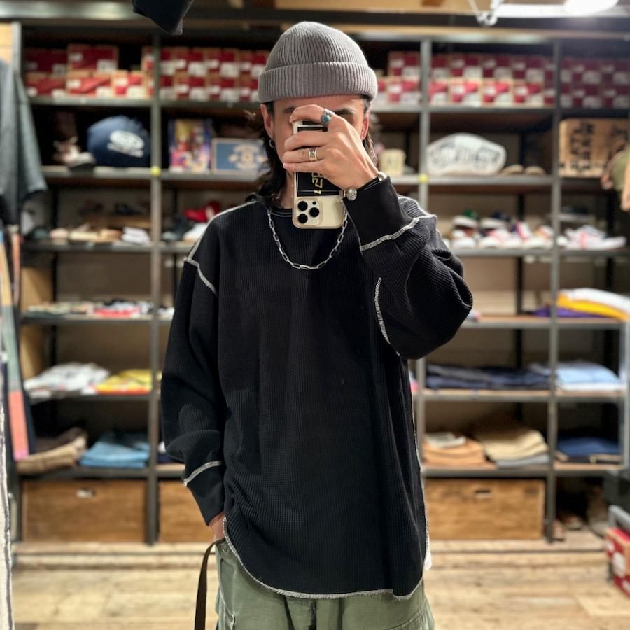 h.unit Heavy Waffle Round Hem エイチユニット エイチユニット ( H.UNIT ) HEAVY WAFFLE ROUND HEM / ヘビー