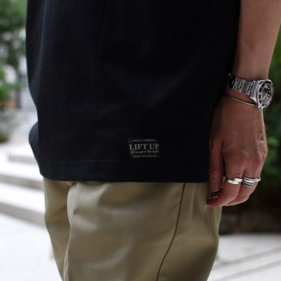 ( LIFT UP ) S/S CREW POCKET TEE