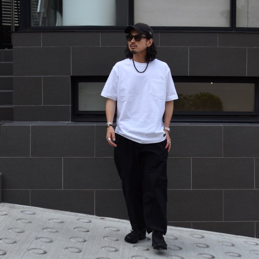 ( LIFT UP ) S/S CREW POCKET TEE