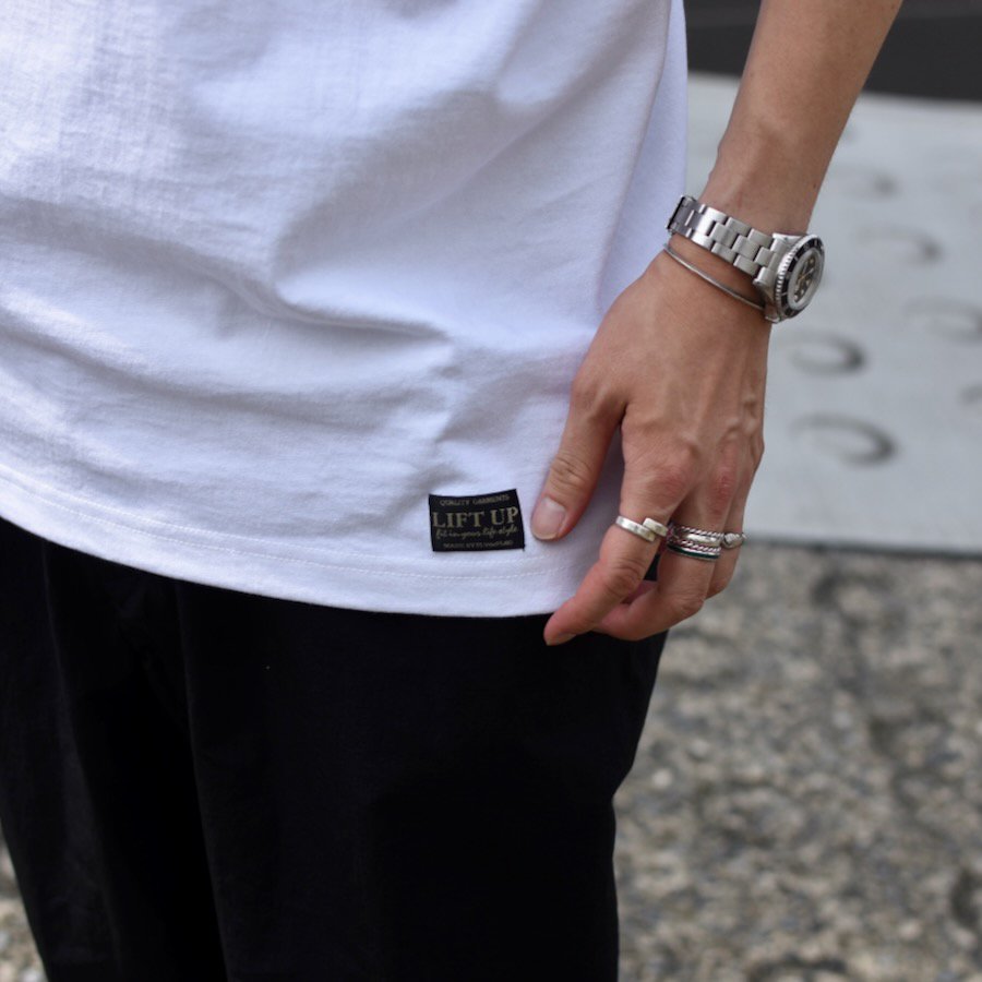 ( LIFT UP ) S/S CREW POCKET TEE