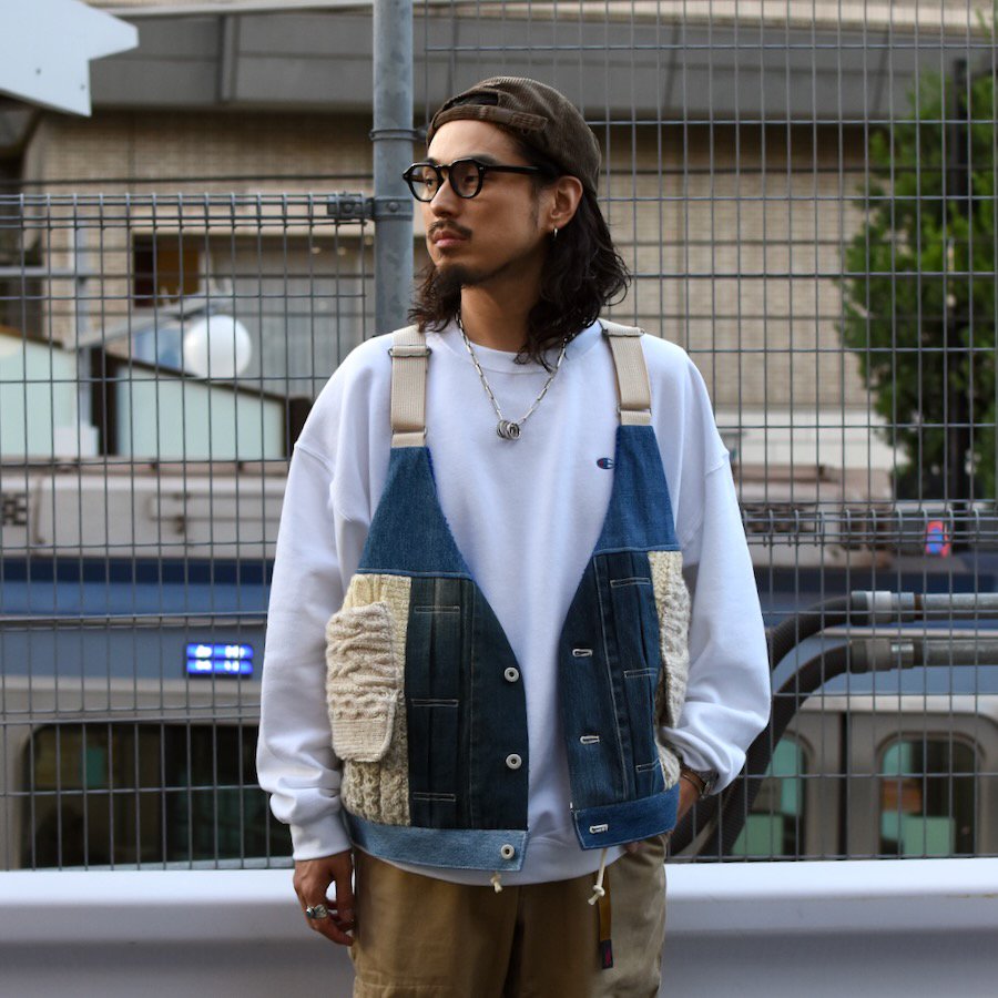 (masterkey) Levi's DENIM REMAKE PIRATES OVER VEST