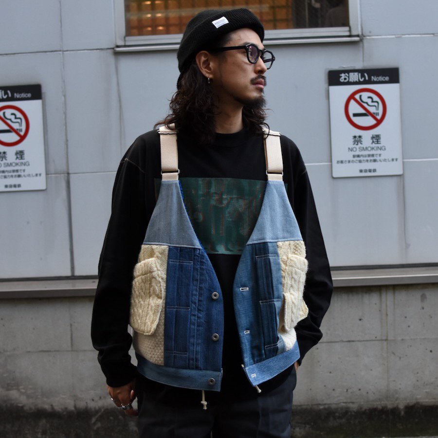 (masterkey) Levi's DENIM REMAKE PIRATES OVER VEST