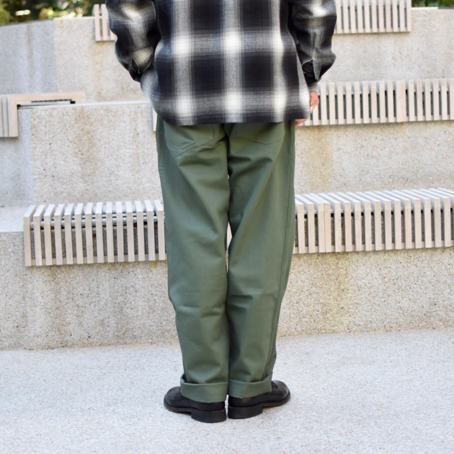 (military) 90s DEAD STOCK US ARMY UTILITY TROUSERS MADE BY WINFIELD OG-107