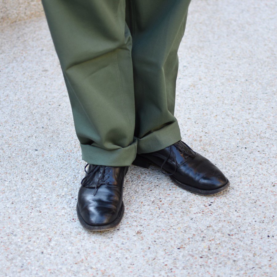 (military) 90s DEAD STOCK US ARMY UTILITY TROUSERS MADE BY WINFIELD OG-107