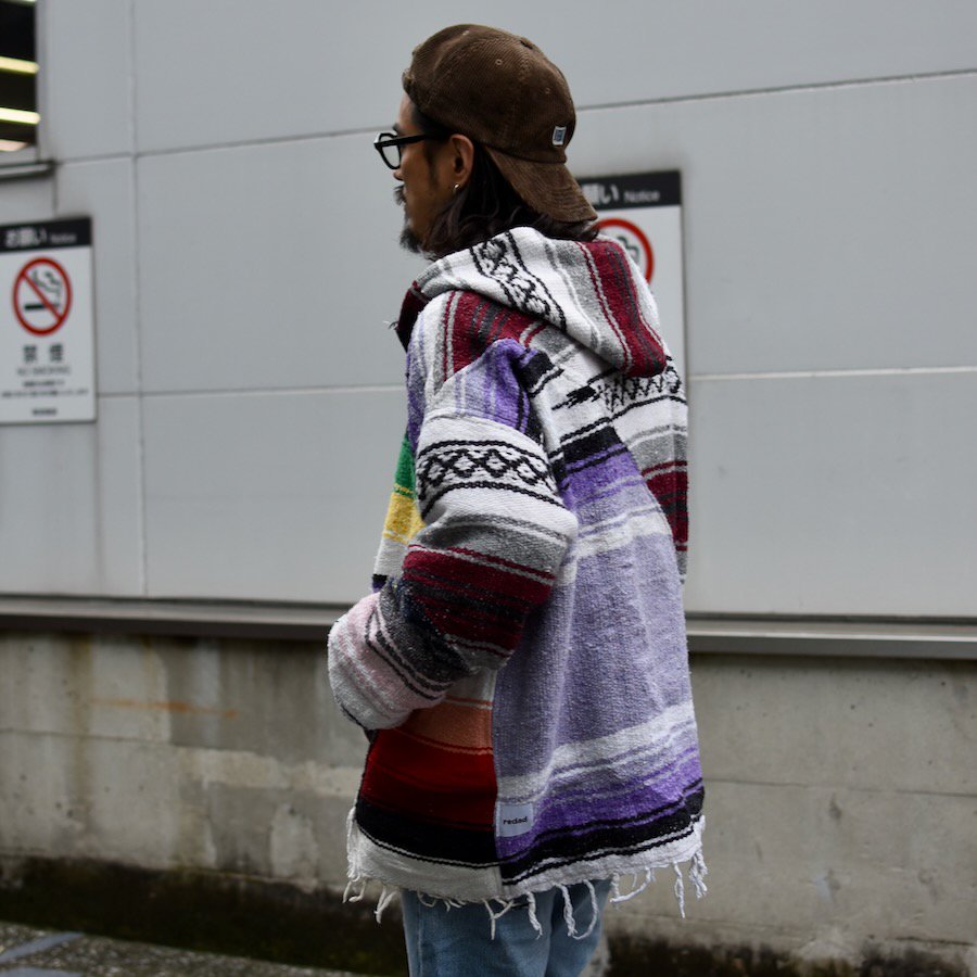 ( redad ) PATCHWORK MEXICAN RUG PARKA