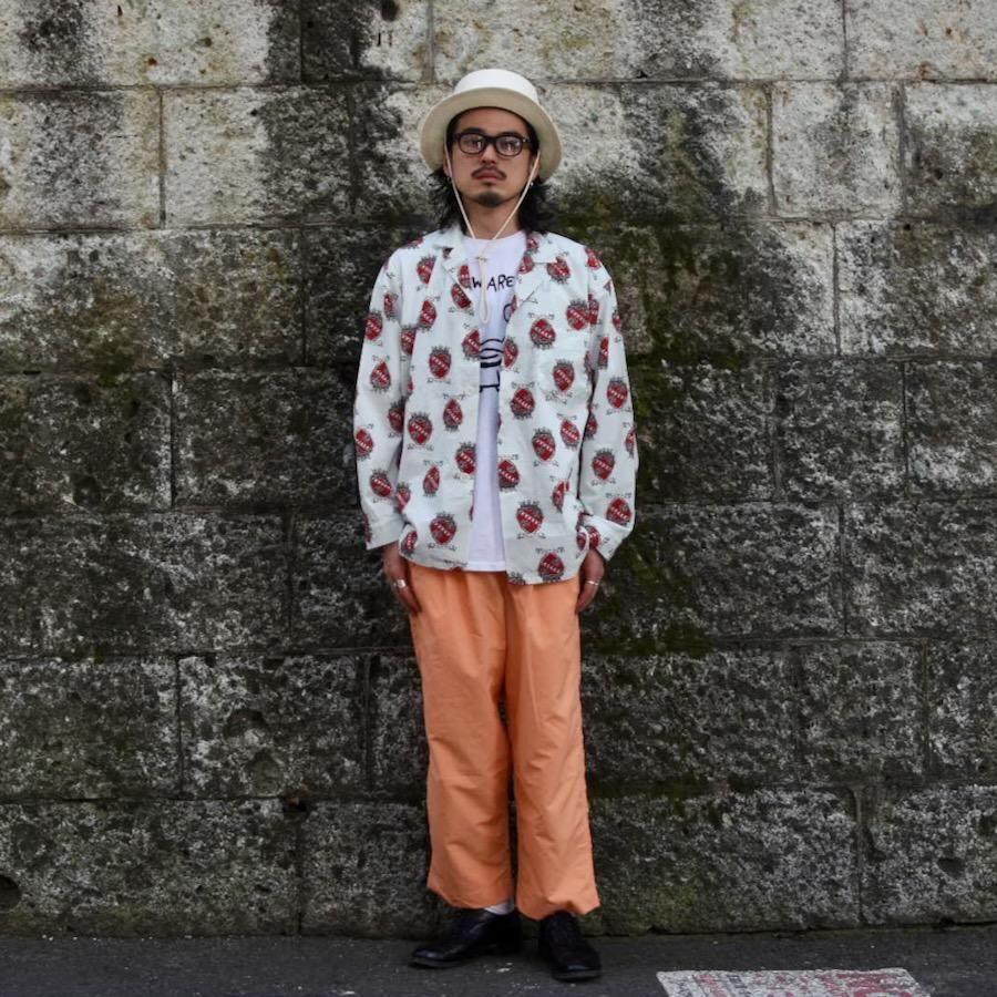 タウンクラフト ( TOWNCRAFT ) PAJAMA PRINTED JACKET HEART KURT