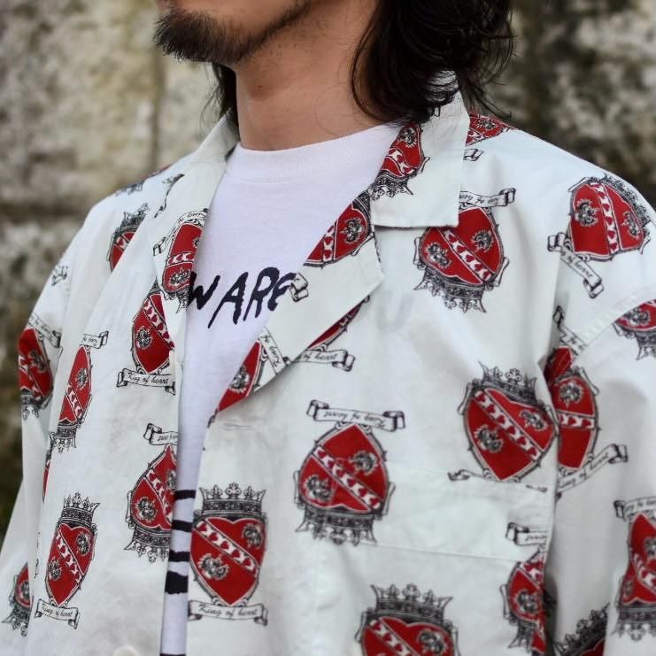 タウンクラフト ( TOWNCRAFT ) PAJAMA PRINTED JACKET HEART KURT 