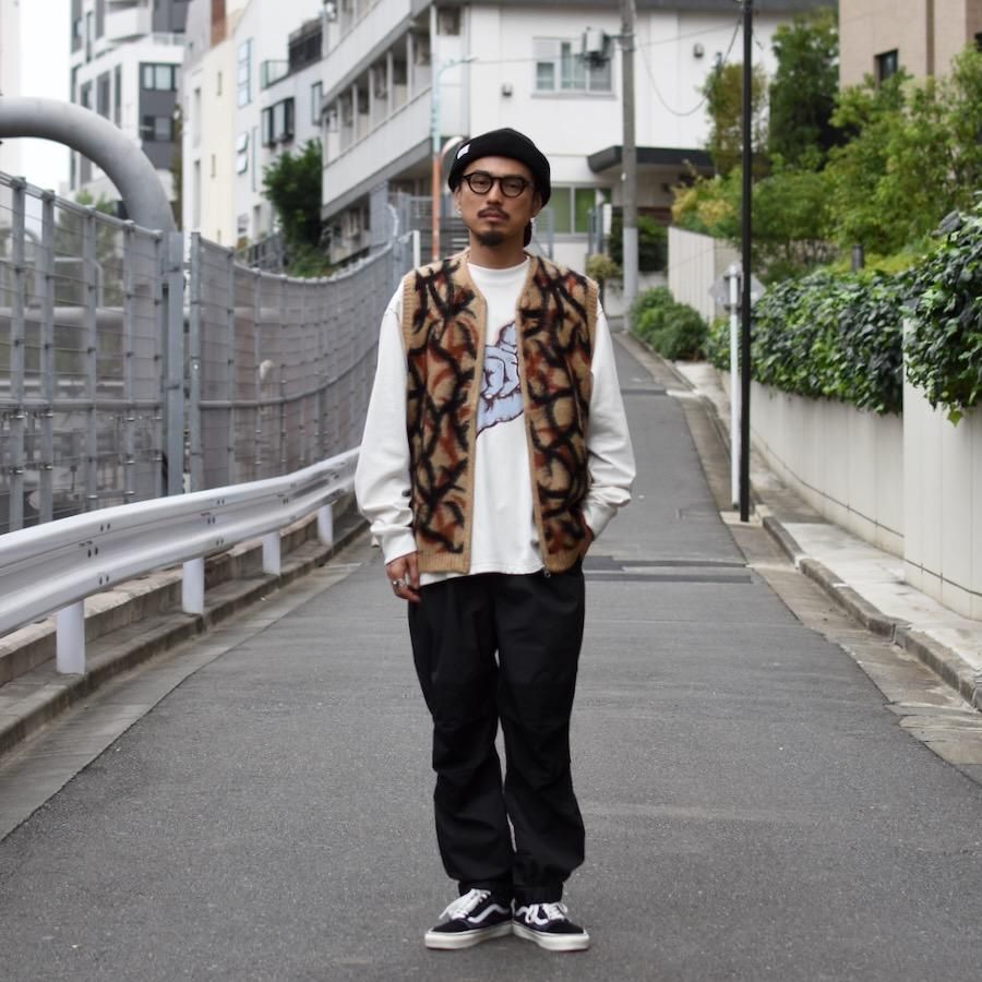 タウンクラフト ( TOWNCRAFT ) SHAGGY PATTERN ZIP VEST タウンクラフト ( TOWNCRAFT ) SHAGGY PATTERN ZIP VEST