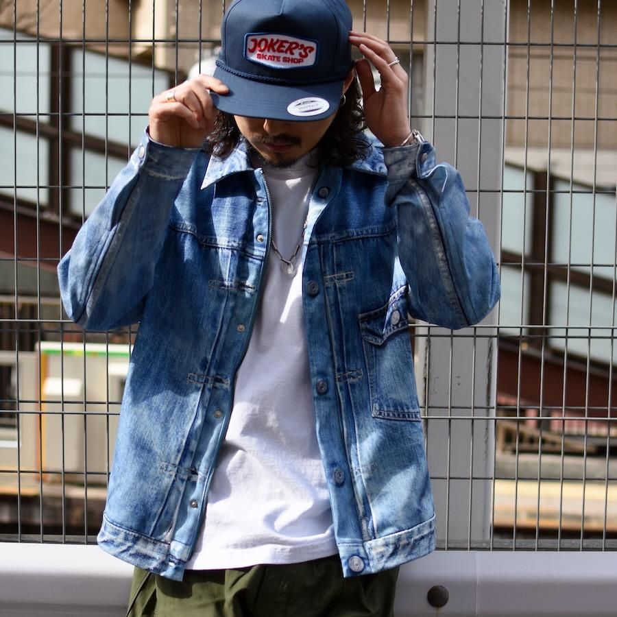 ( TALKING ABOUT THE ABSTRACTION ) PRINT 1st DENIM JACKET