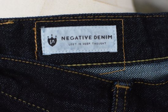 ネガティブデニム ( negative denim ) 5p wide jeans / デニム ワイド