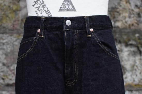 ネガティブデニム ( negative denim ) 5p slim tapered jeans