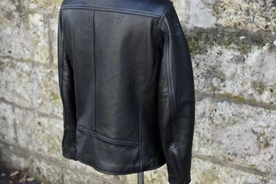 【美品】VANSON☆希少　40サイズ　TYPE９D　シングル　ライダース　黒 VANSON(バンソン) シングルライダースジャケット ブラック