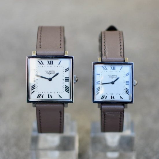 ヴァーグウォッチ ( vague watch ) carre / 角型モデル 腕時計 grey 