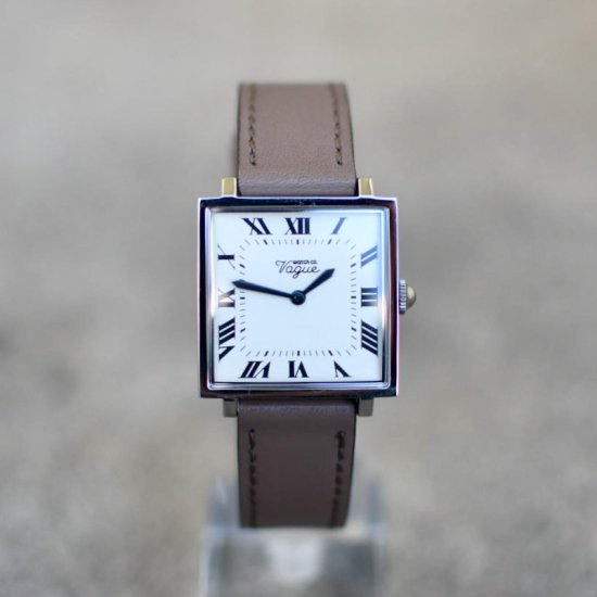 ヴァーグウォッチ ( vague watch ) carre / 角型モデル 腕時計 grey 