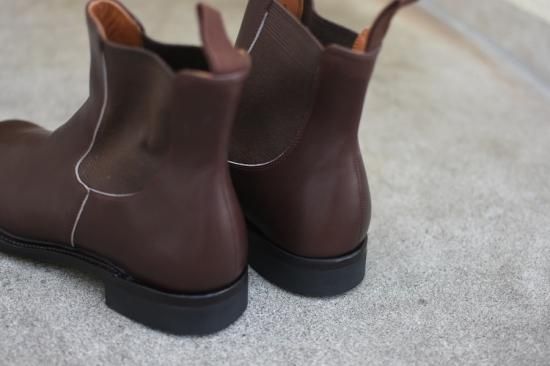 メイカーズ ( makers ) vittoria / サイドゴアブーツ 革靴 dark brown