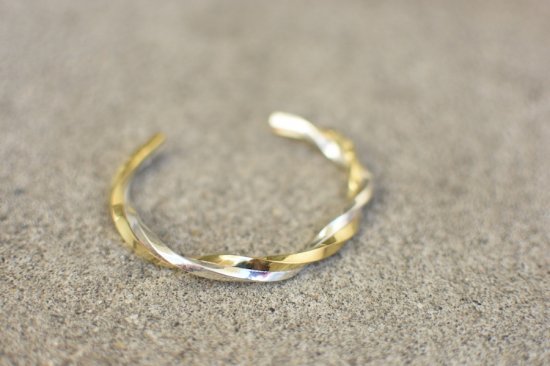 アカシックツリー ( akashic tree ) silver gold twist bracelet