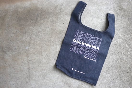 ジャクソンマティス ( jackson matisse ) shopping tote bag California / トートバッグ  navy - エンシニータス