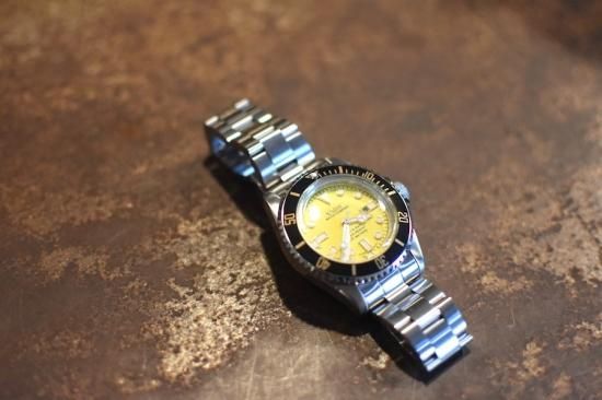 ヴァーグウォッチ ダイバーズサン イエロー 美品 楽天市場】【クリーナープレゼント】ヴァーグ ウォッチ