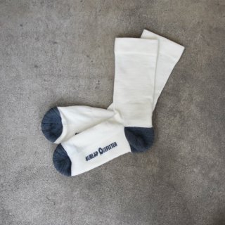Сå ȥեå (burlap outfitter) color block merino socks / Υ륽å white  charcoal - 󥷥ˡ