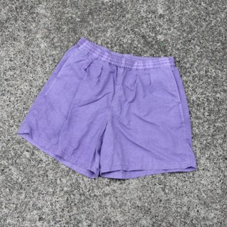Сå ȥեå (burlap outfitter) track shorts pigment dye / ԥȲù / Φ ξ 硼 PURPLE - 󥷥ˡ