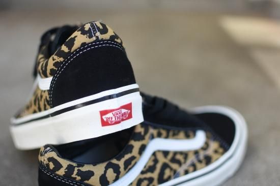 美品】VANS オールドスクール アナハイム 36DX レオパード 豹柄