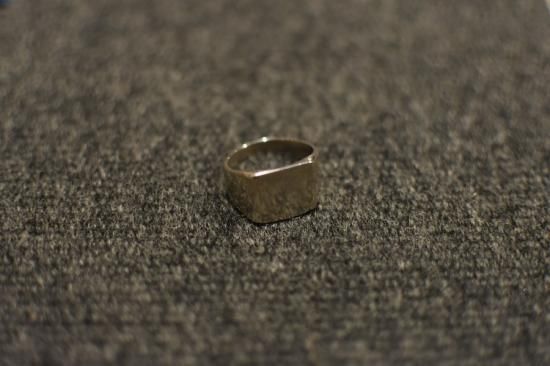 VINTAGE 】SILVER SIGNET RING FRENCH ヴィンテージ シルバー