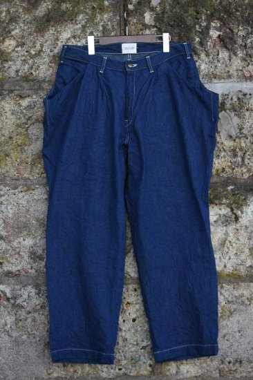 キャルオーライン ( cal o line ) gardener pants denim indigo