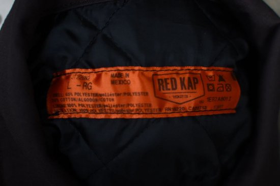 RED KAP 】 REMAKE SLASH POCKET JACKET CHOCOLATE BROWN / レッド