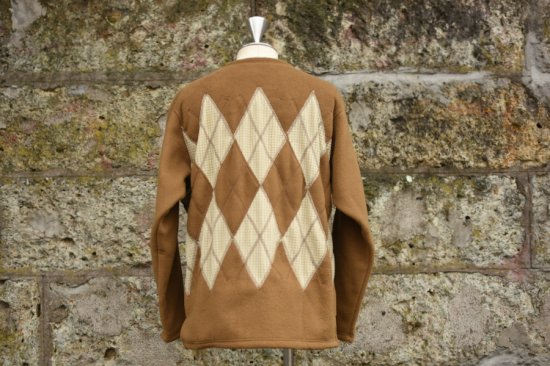 バーラップ アウトフィッター (burlap outfitter) ARGYLE FLEECE CREW