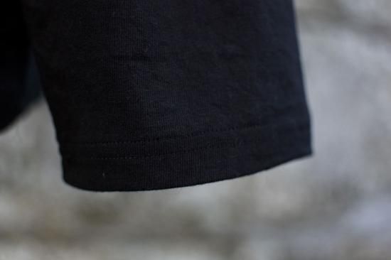 インク (ink) CRACK L/S VINTAGE METAL T-SHIRT BLACK / リメイクT