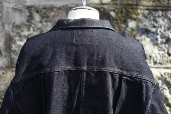 ネガティブデニム ( negative denim ) 1st denim jacket indigo