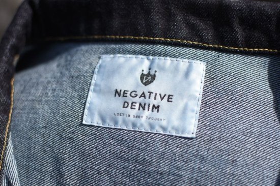 ネガティブデニム ( negative denim ) 1st denim jacket indigo / ワン
