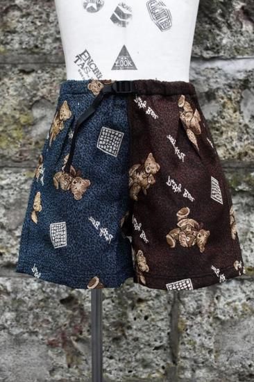 Monitaly Easy Baggy Shorts African Wax Block Print Oscar