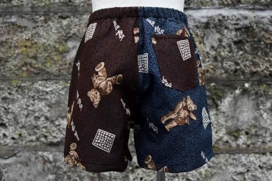 Monitaly Easy Baggy Shorts African Wax Block Print Oscar