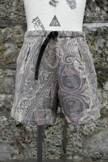  MONITALY  ˥꡼ EASY BAGGY SHORTS w/ QUICK RELEASE BUCKLE BETRO PAISLEY PINK / 硼 - 󥷥ˡ
