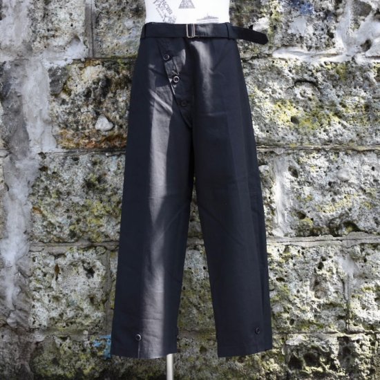 デッドストック( dead stock ) 50s-70s Italian army motorcycle pants / イタリア軍 モーターサイクルパンツ 黒染め - エンシニータス
