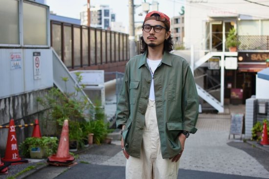 ポストオーバーオールズ (POST 'OALLS) FT BDU-R JACKET Olive