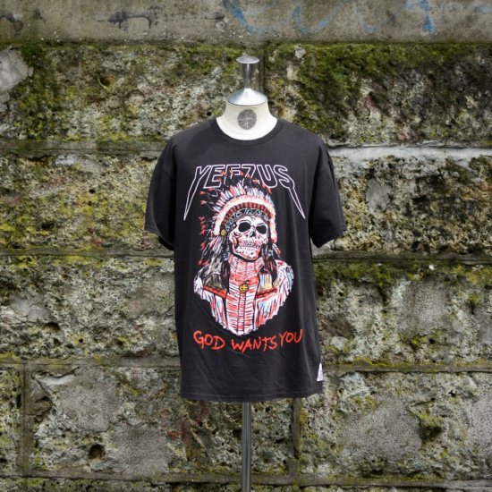 スリフティールック (thrifty look) s/s t-shirts YEEZUS KANYE WEST / カニエウェスト メンズ  レディース Tシャツ BLACK - エンシニータス