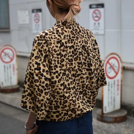 DELMAR レオパード　leopard シャツ デルマースポーツウエアー ( DEL MAR sportswear ) ANIMAL OPEN